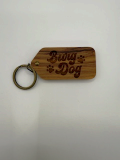 Burg Dog Keychain