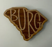 Burg Wooden Magnet