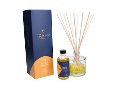 No. 04 Orange Vanilla 4 oz. Reed Diffuser Kit by Trapp