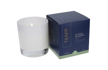 No. 73 Vetiver Seagrass 7 oz. Candle in Signature Box by Trapp