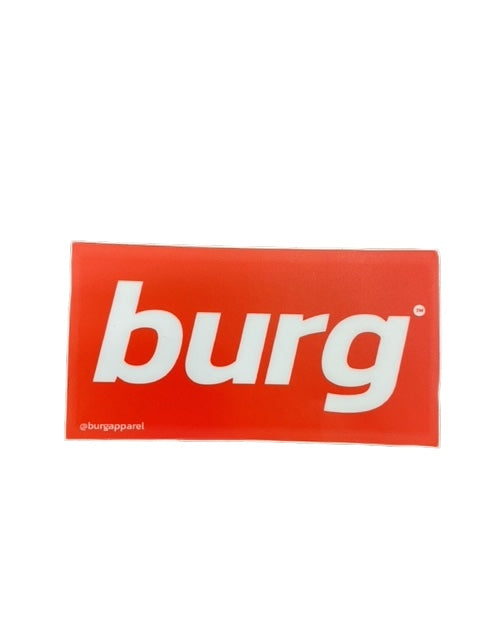 Burg "Supreme Style" Sticker