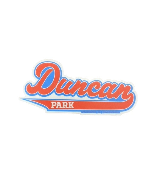 Duncan Park Sticker