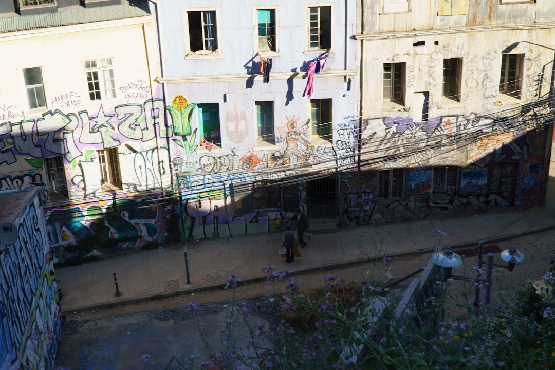 Vibrant urban street art
