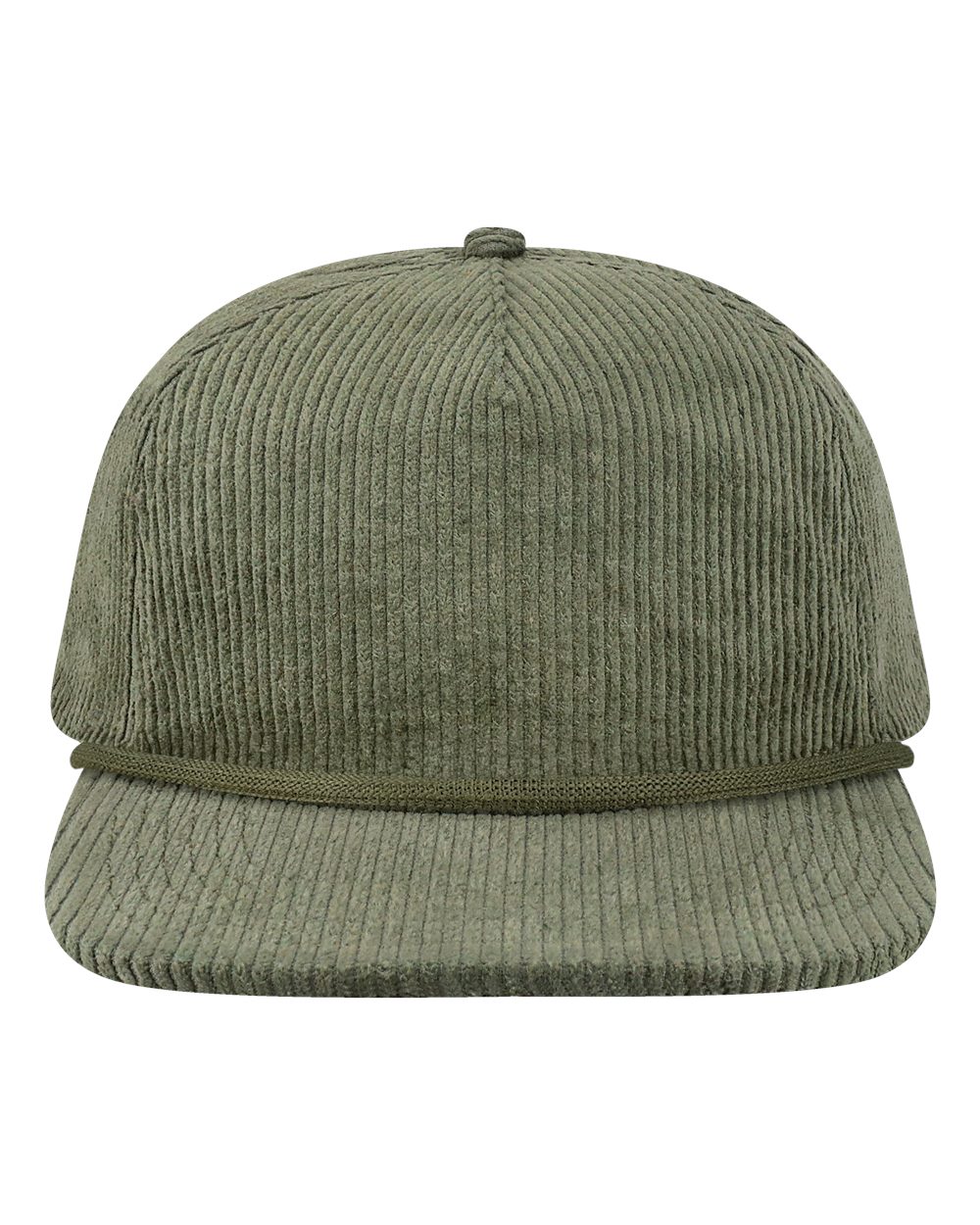 Sage Corduroy Rope Hat