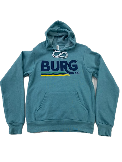 Burg Hoodie with color stripe