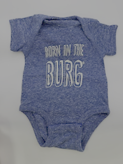 Born in the Burg Baby Onesie