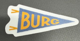 Burg Pennant Sticker