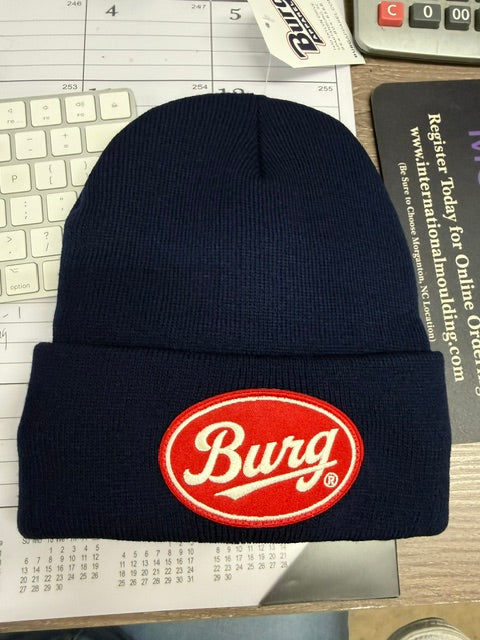 BURG Patch Sherpa-Lined Cuffed Beanie