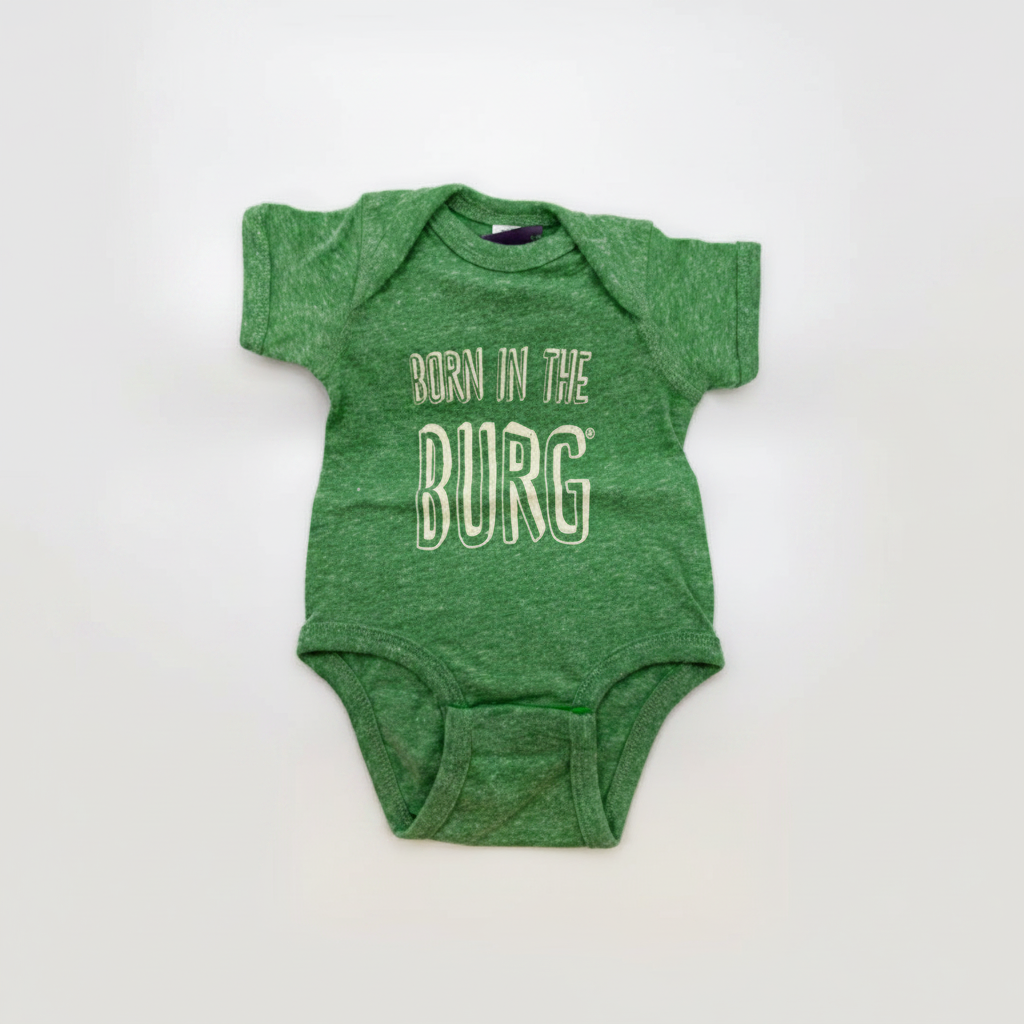 Born in the Burg Baby Onesie