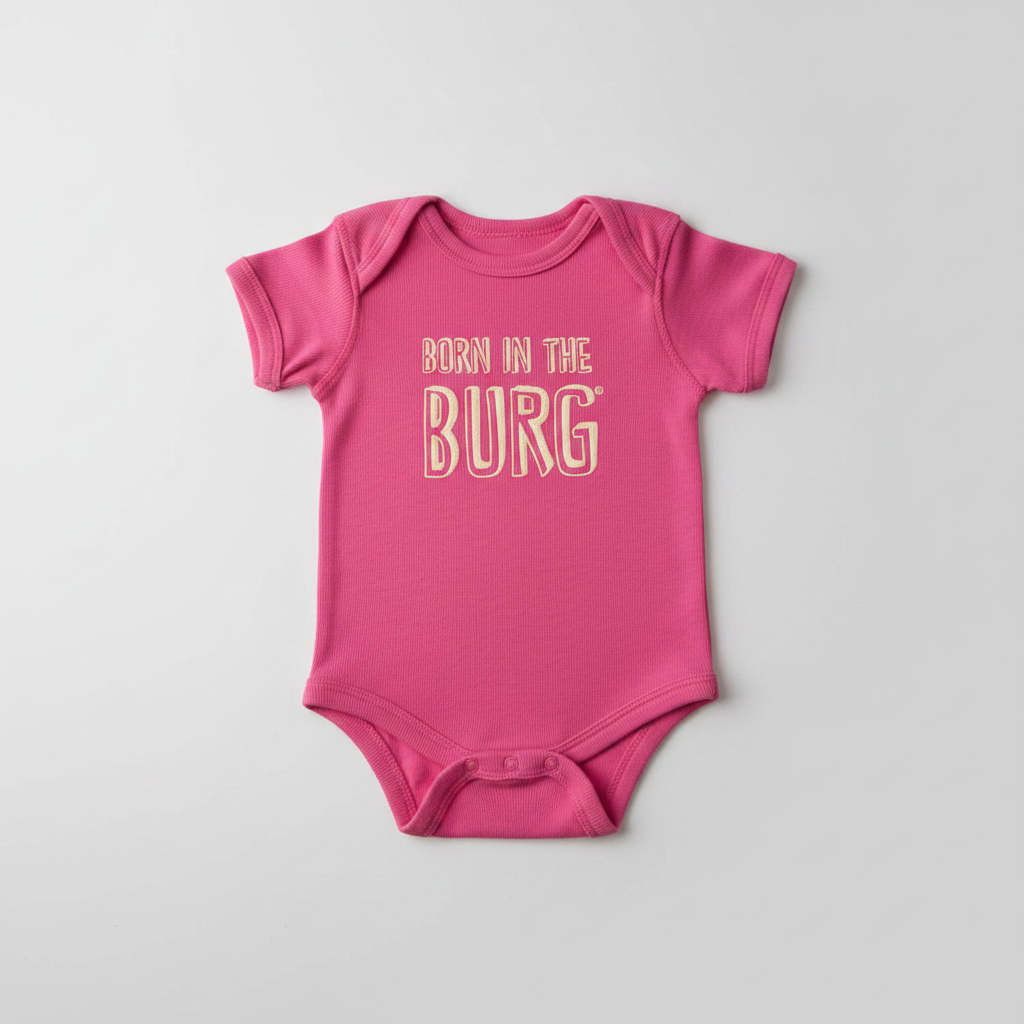 Born in the Burg Baby Onesie