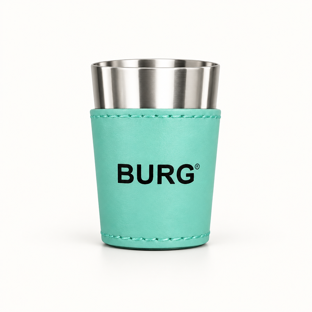 BURG shot glass studio photo