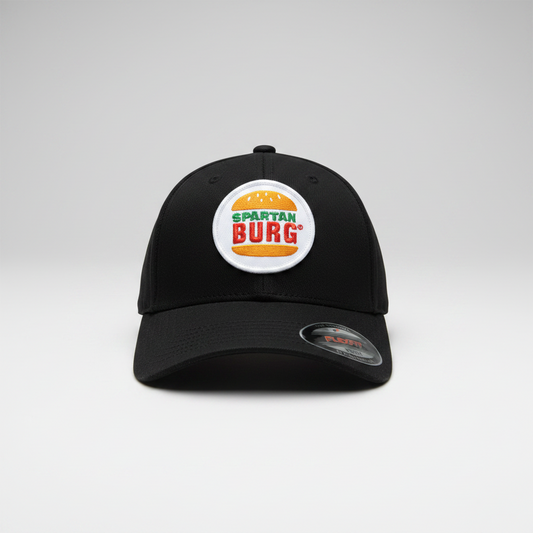 Cheeseburger Patch  Flexfit YOUTH hat