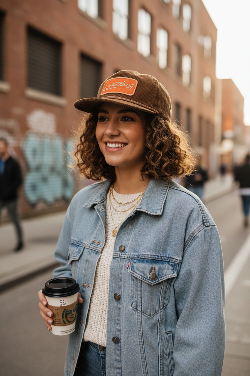 Corduroy Rope Hat