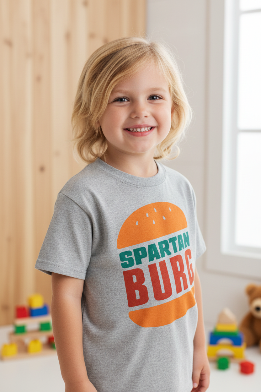 YOUTH Spartan BURG Hamburger T-Shirt