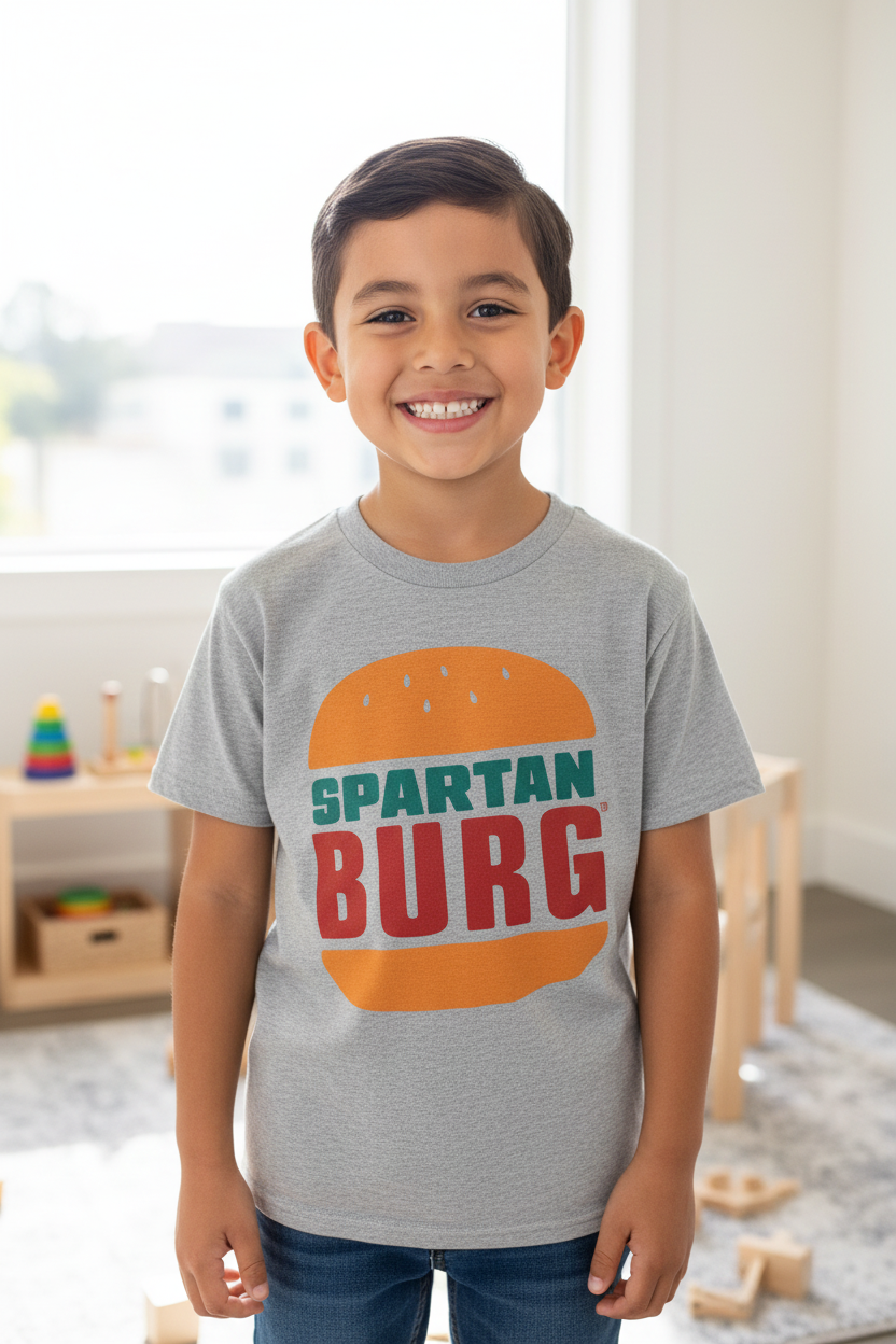 YOUTH Spartan BURG Hamburger T-Shirt