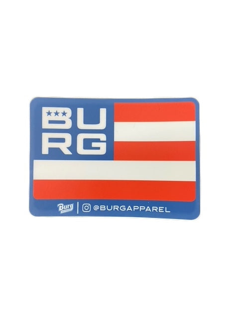 Burg Flag Sticker