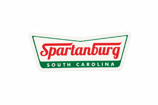 Spartanburg Sticker clean studio photo