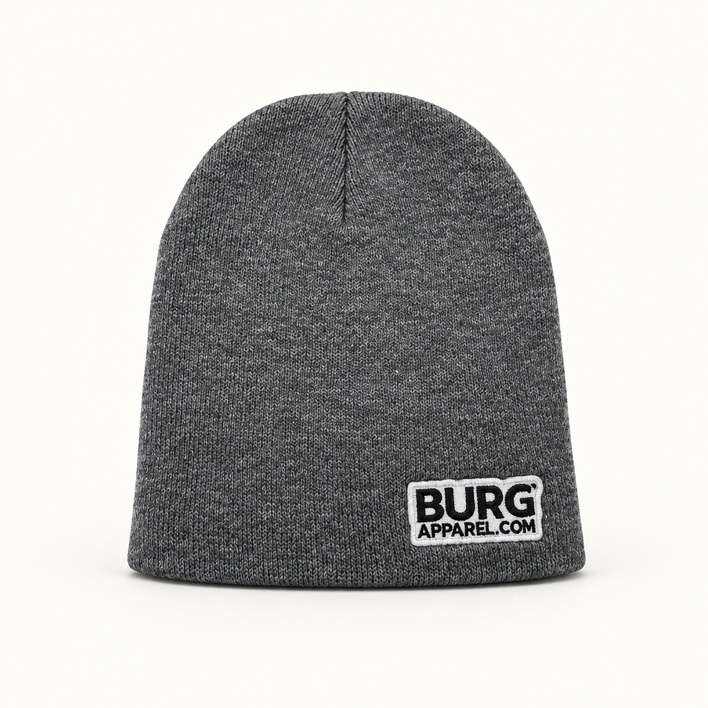 BURG knit beanie studio product photo, second original view