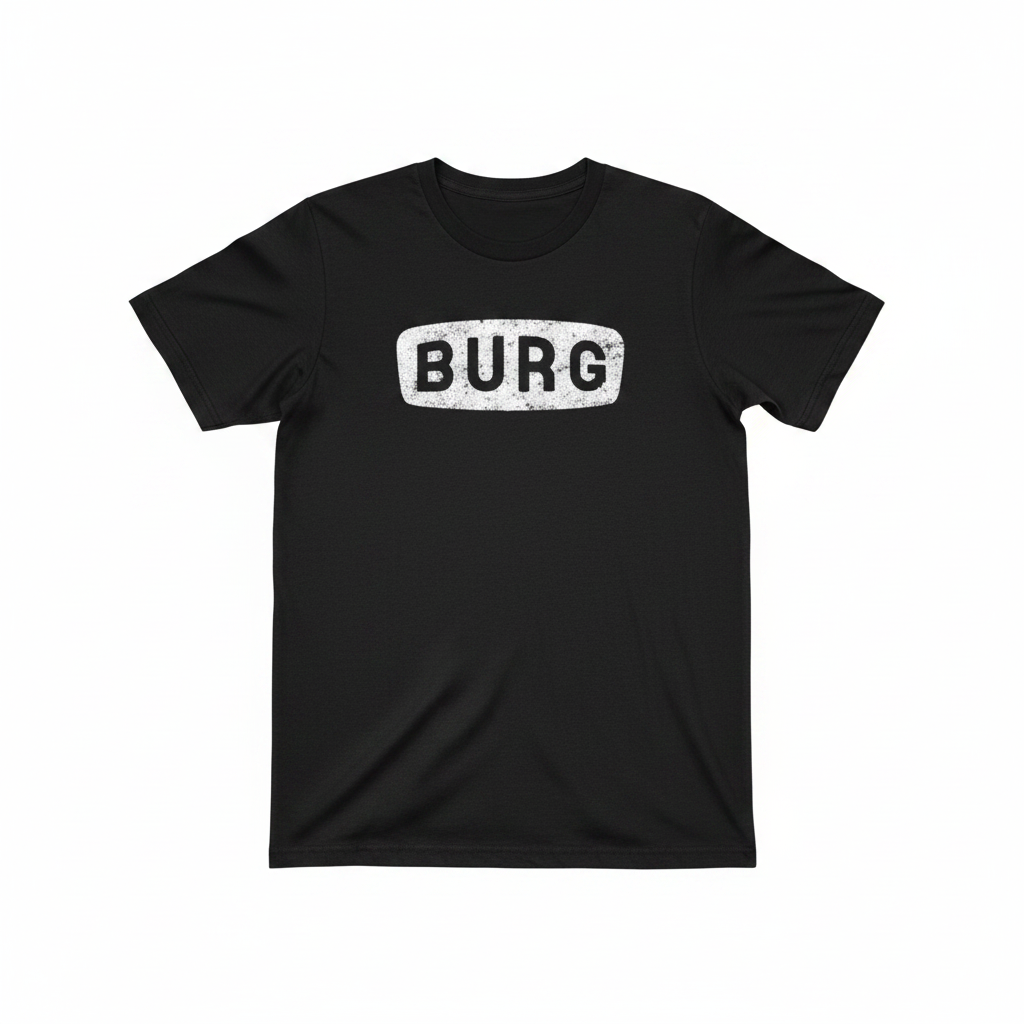 Studio shot of Vintage Burg T-Shirt