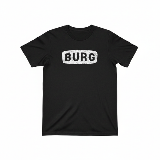 Studio shot of Vintage Burg T-Shirt