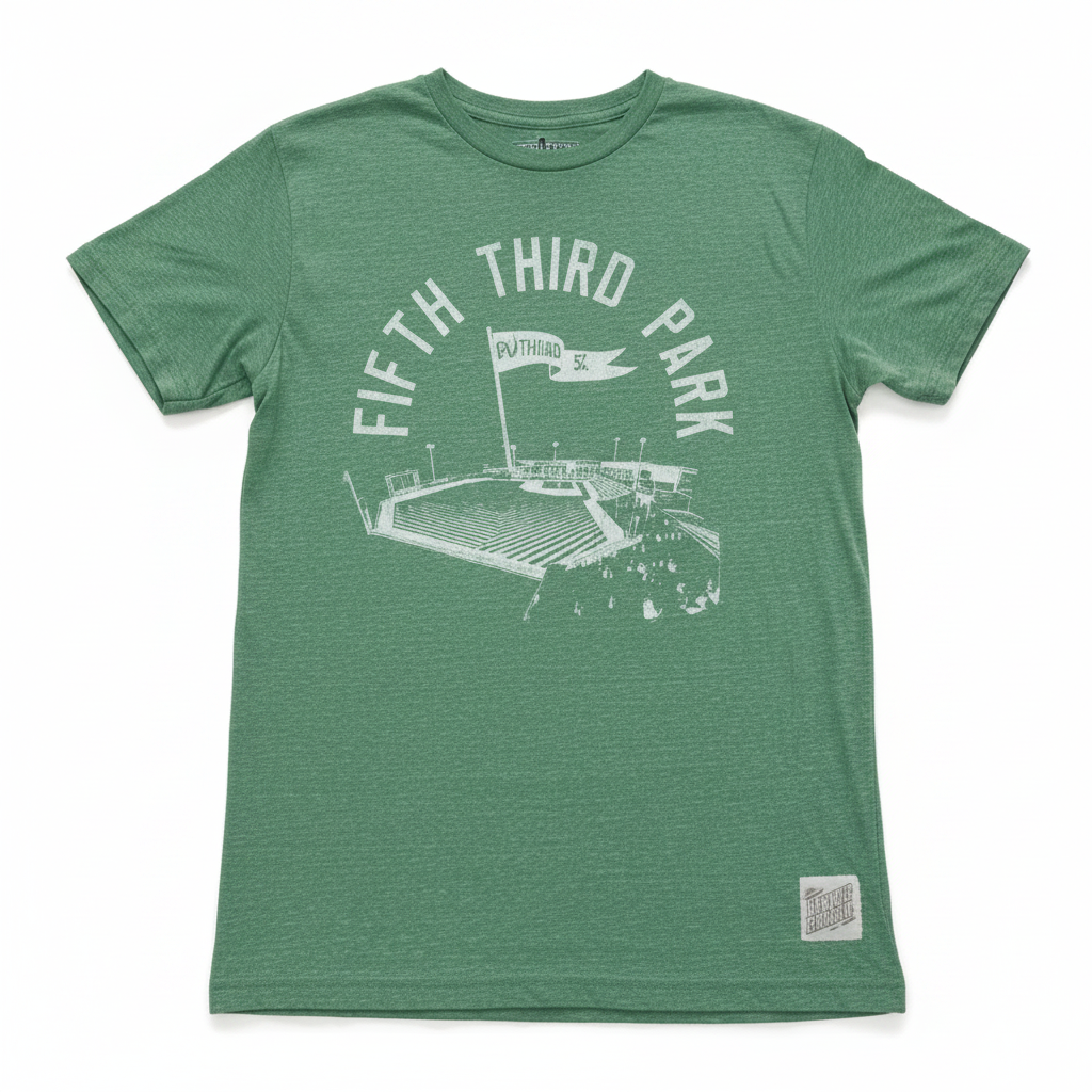 Studio shot of Original Retro Brand Fifth Third Park Shirt