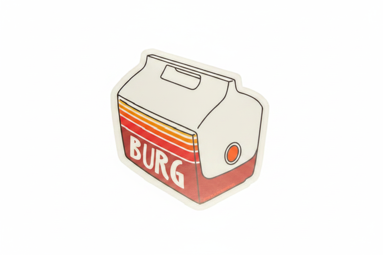 Cooler Shaped Sticker Variant 1 - Studio