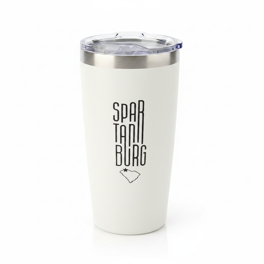 Studio shot of Spartanburg Tumbler
