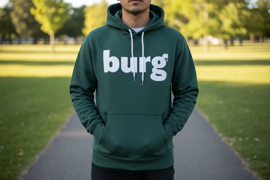 Person wearing Independent Trading Co Burg Hoodie