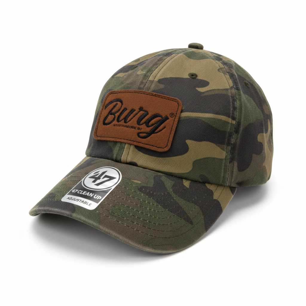 Studio shot of 47 Brand Burg Camo Hat