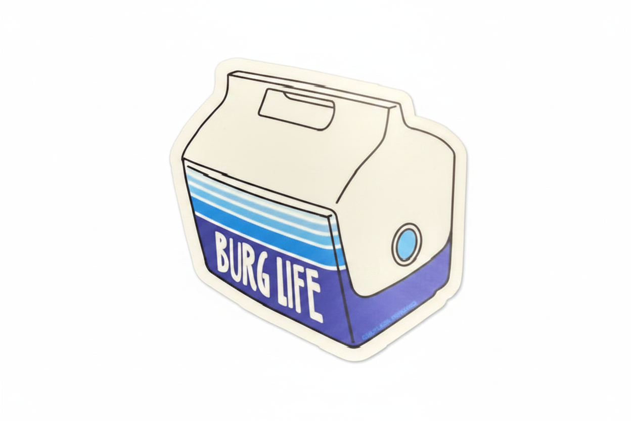 Cooler Shaped Sticker Variant 3 - Studio