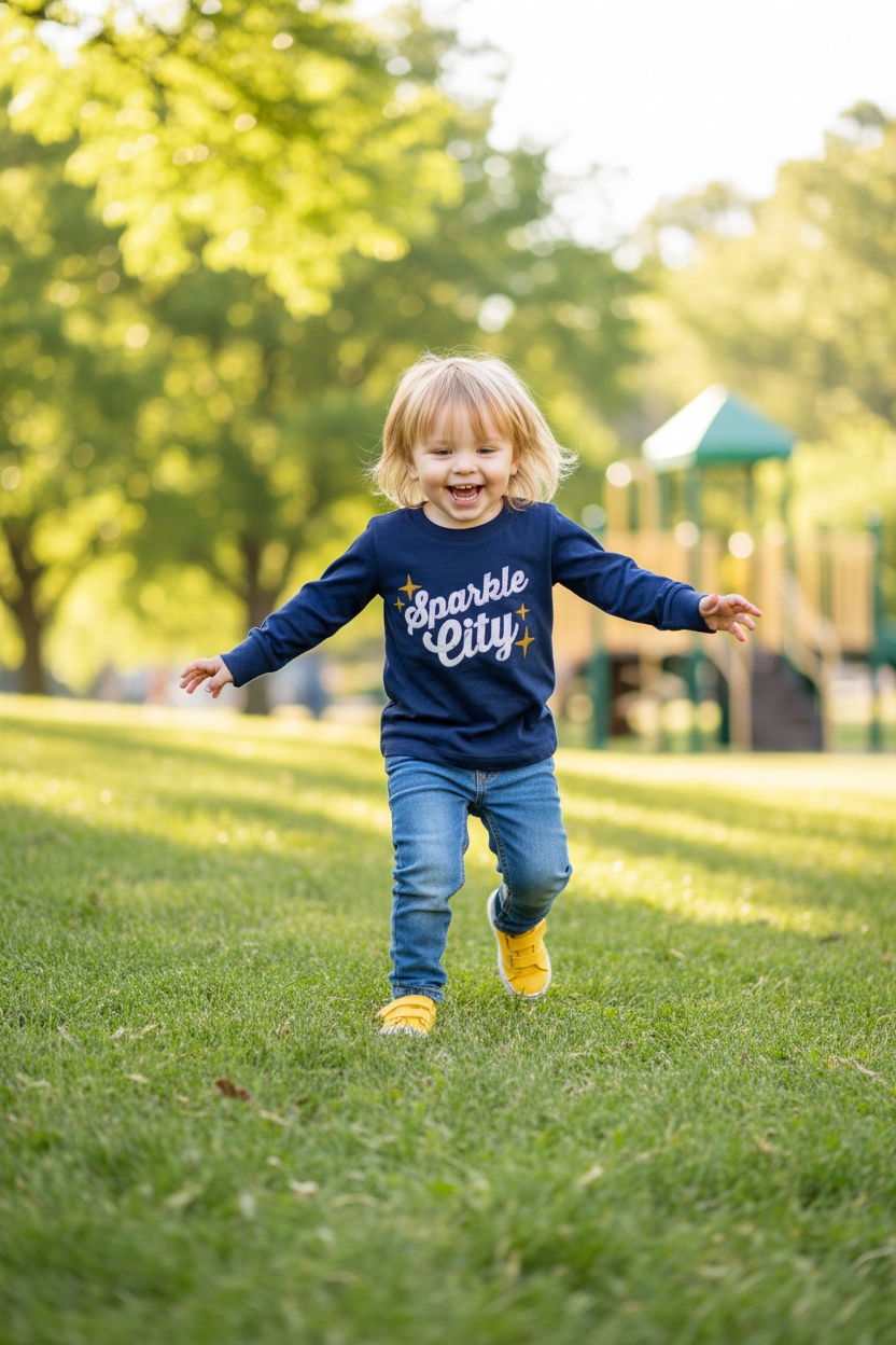 Kids Sparkle City Long Sleeve