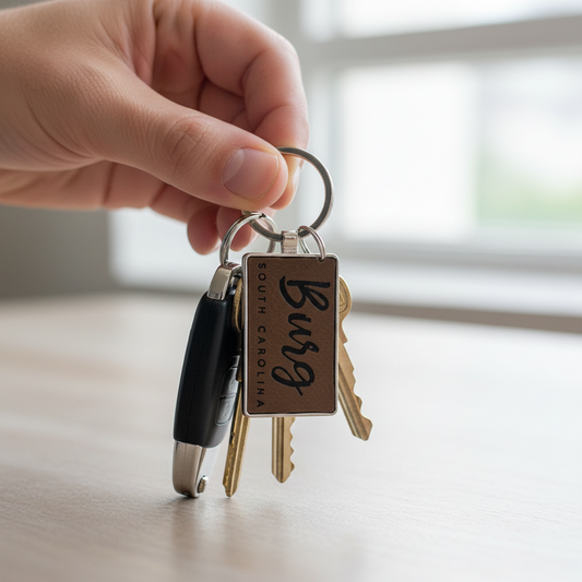Leather Keychain