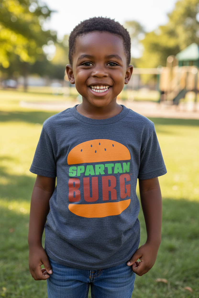 YOUTH Spartan BURG Hamburger T-Shirt