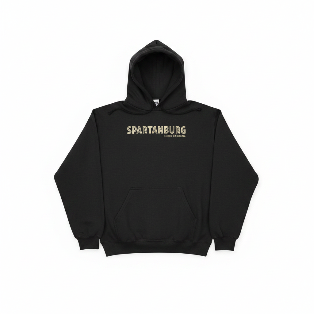 Spartanburg Hoodie Black - Studio
