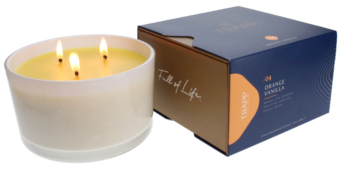 Trapp No. 04 Orange Vanilla 16 oz. 3-Wick Candle