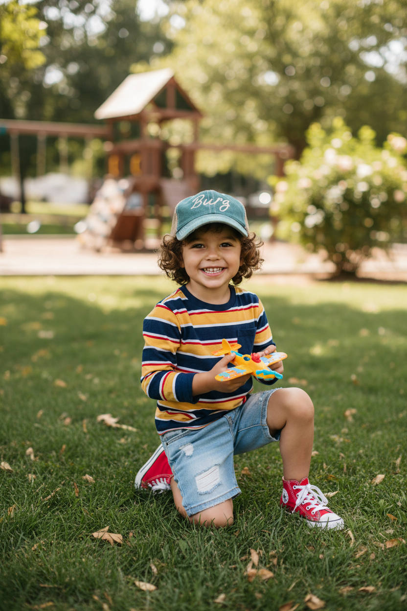 Youth Legacy Burg Worn Mesh Hat